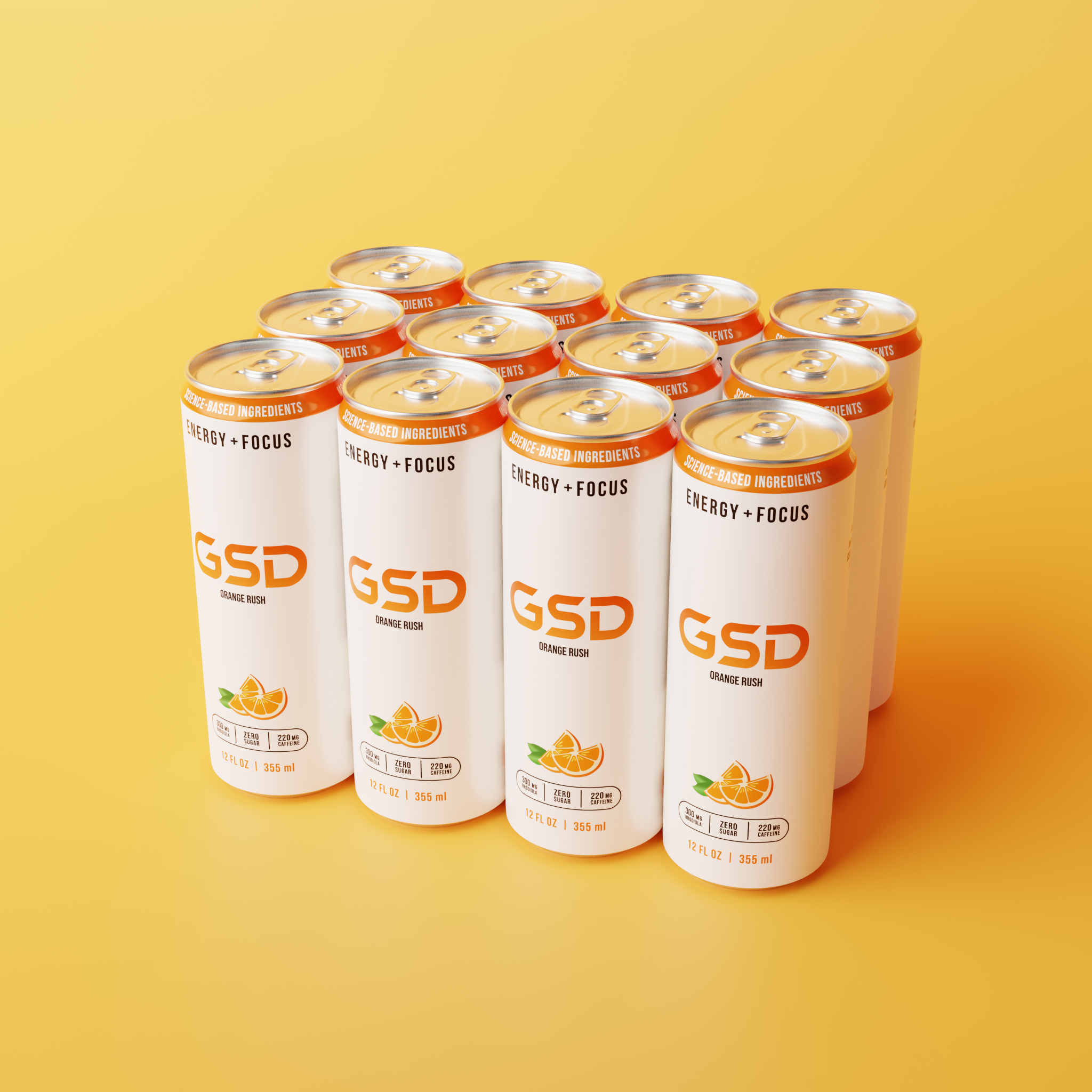Orange Rush - Functional Energy Drink – GSD Energy